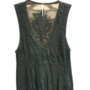 Free People - Lace - Green - Dress